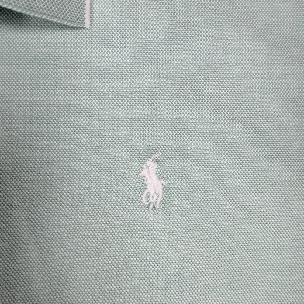 Polo Ralph Lauren Mens 5XB Mint Green Pique Polo Shirt Short Sleeve 711963494002
